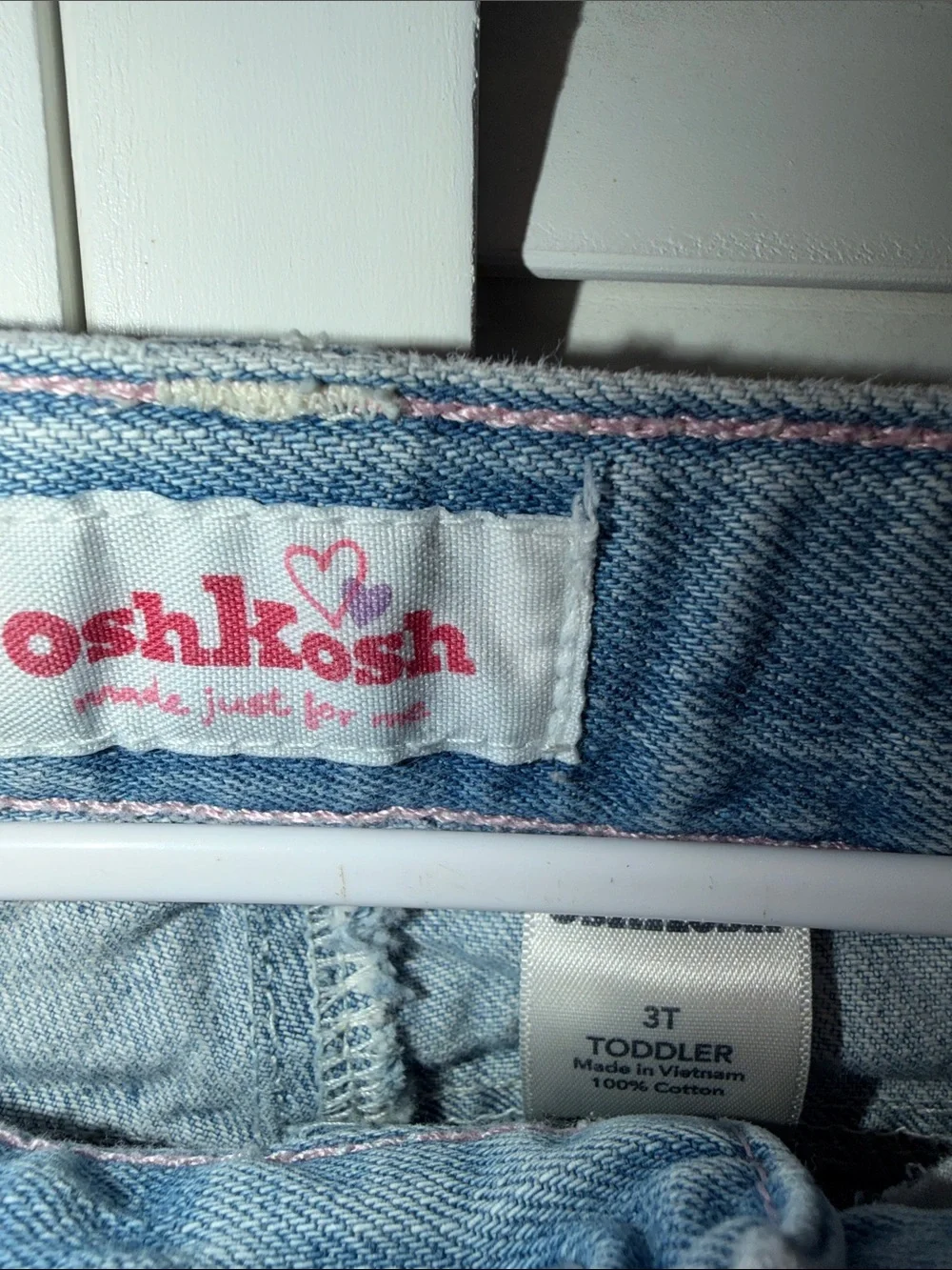 OshKosh B'gosh Light Blue Girls' Embroidered Flare Jeans